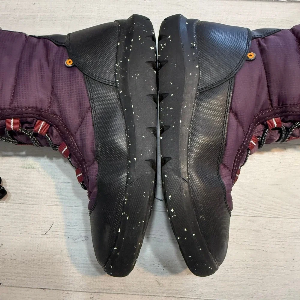 BOGS girls skyline snowcata winter snow boots purple‎ youth size 2